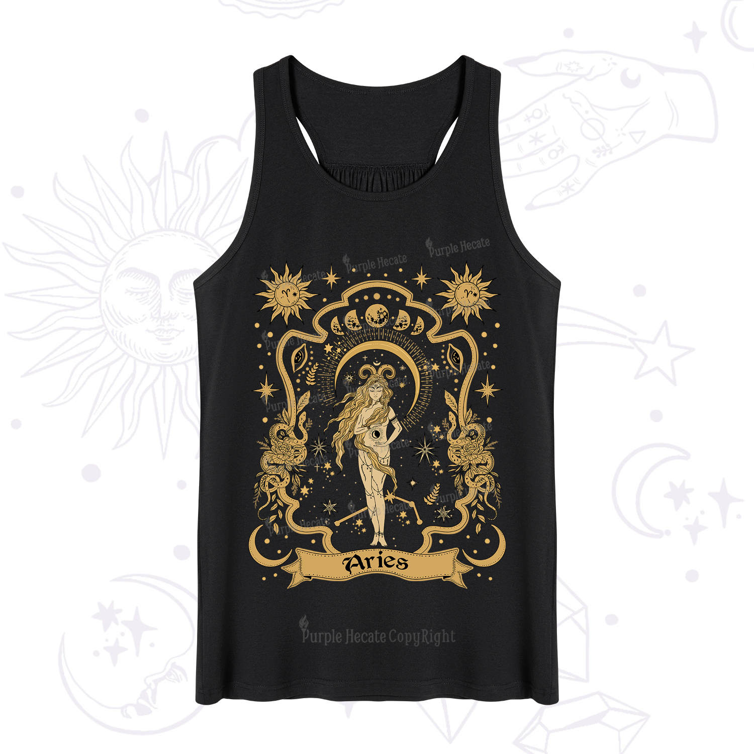 Purplehecate Aries' Astral Mirage Zodiac Tank