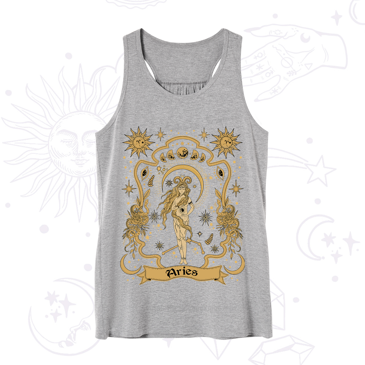 Purplehecate Aries' Astral Mirage Zodiac Tank