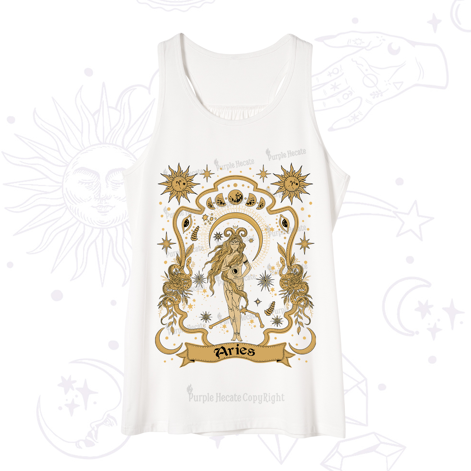 Purplehecate Aries' Astral Mirage Zodiac Tank