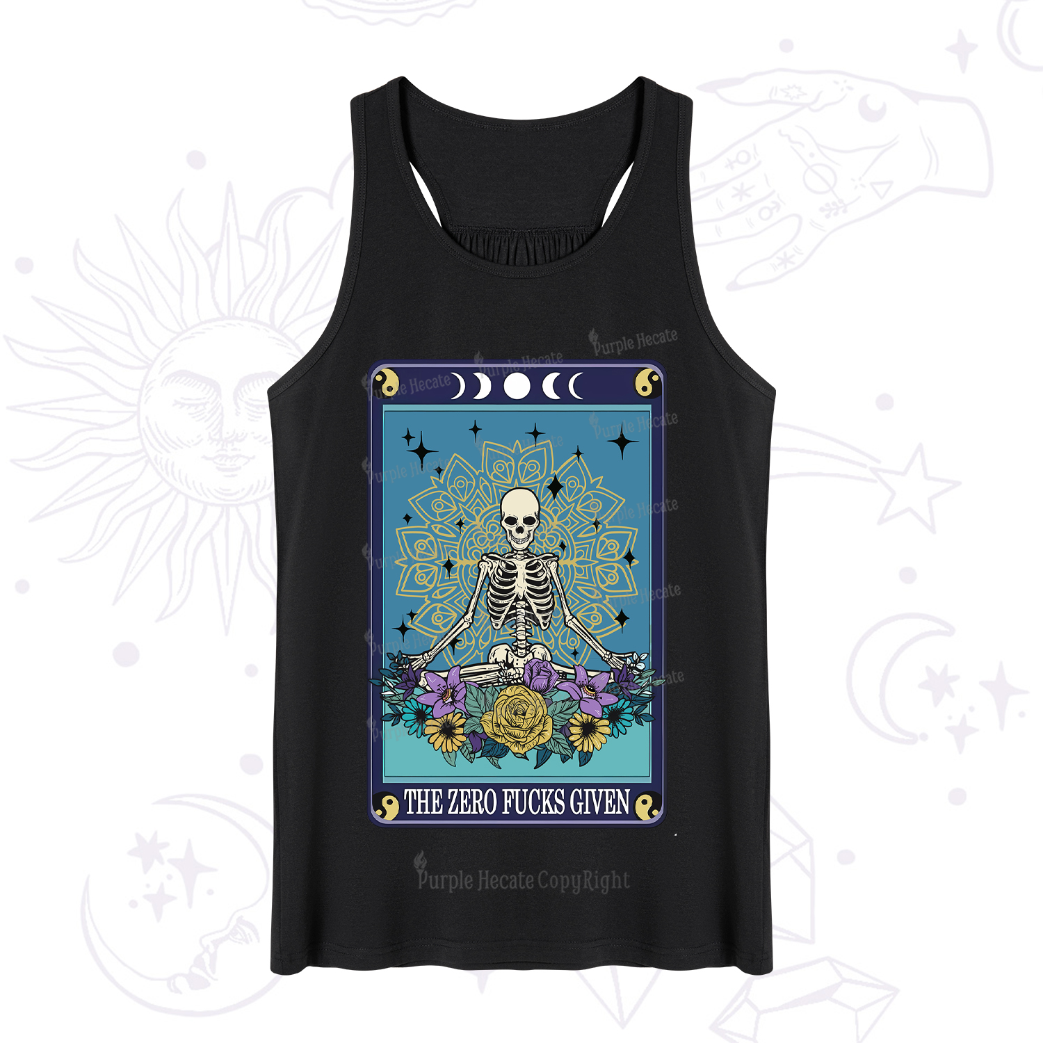 Purplehecate The Zero Fucks Given Tarot Tank