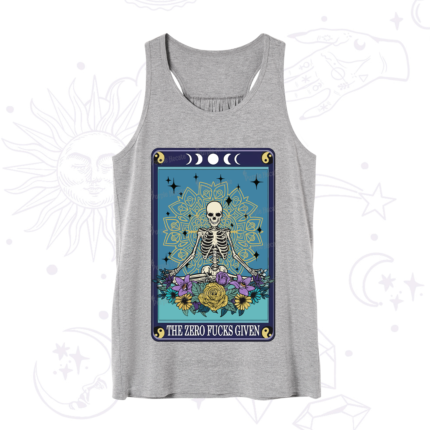 Purplehecate The Zero Fucks Given Tarot Tank