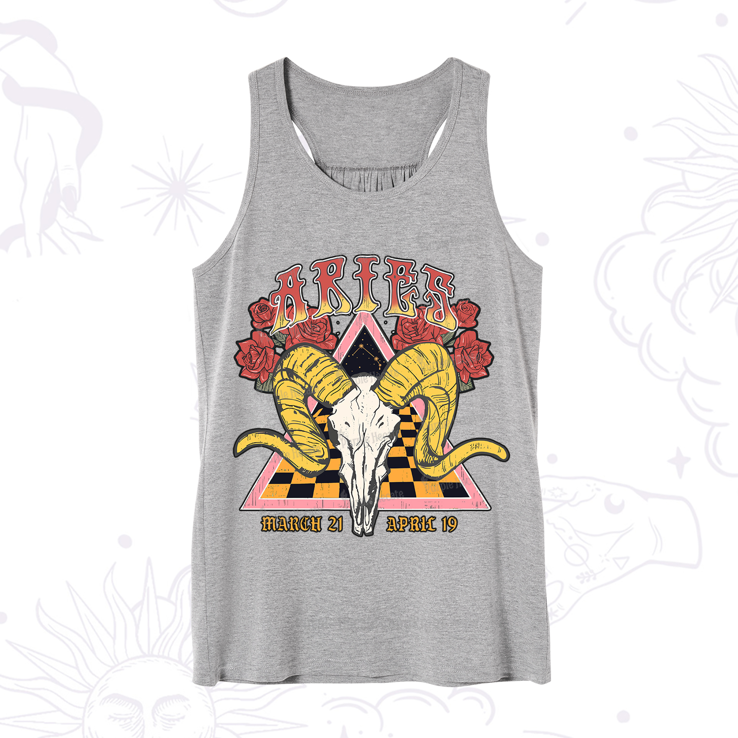 Purplehecate Aries Crew Zodiac Tank