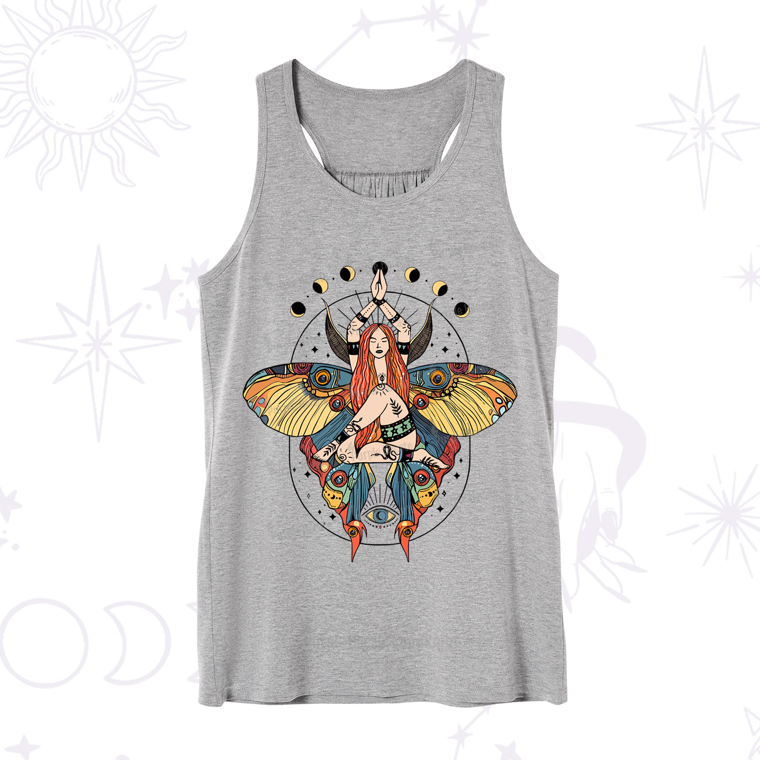 Purplehecate Luna Moth Tank