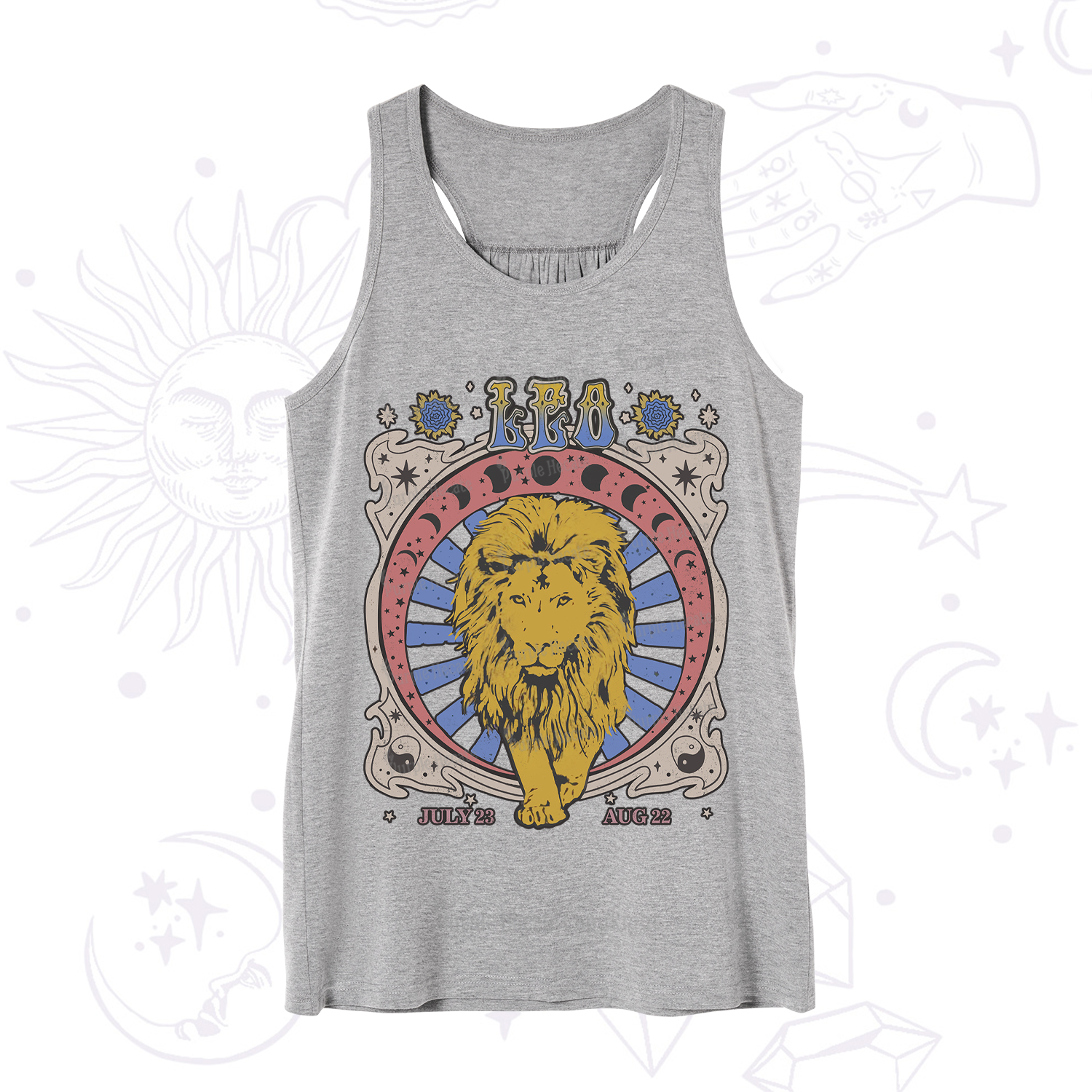 Purplehecate Leo Crew Zodiac Tank
