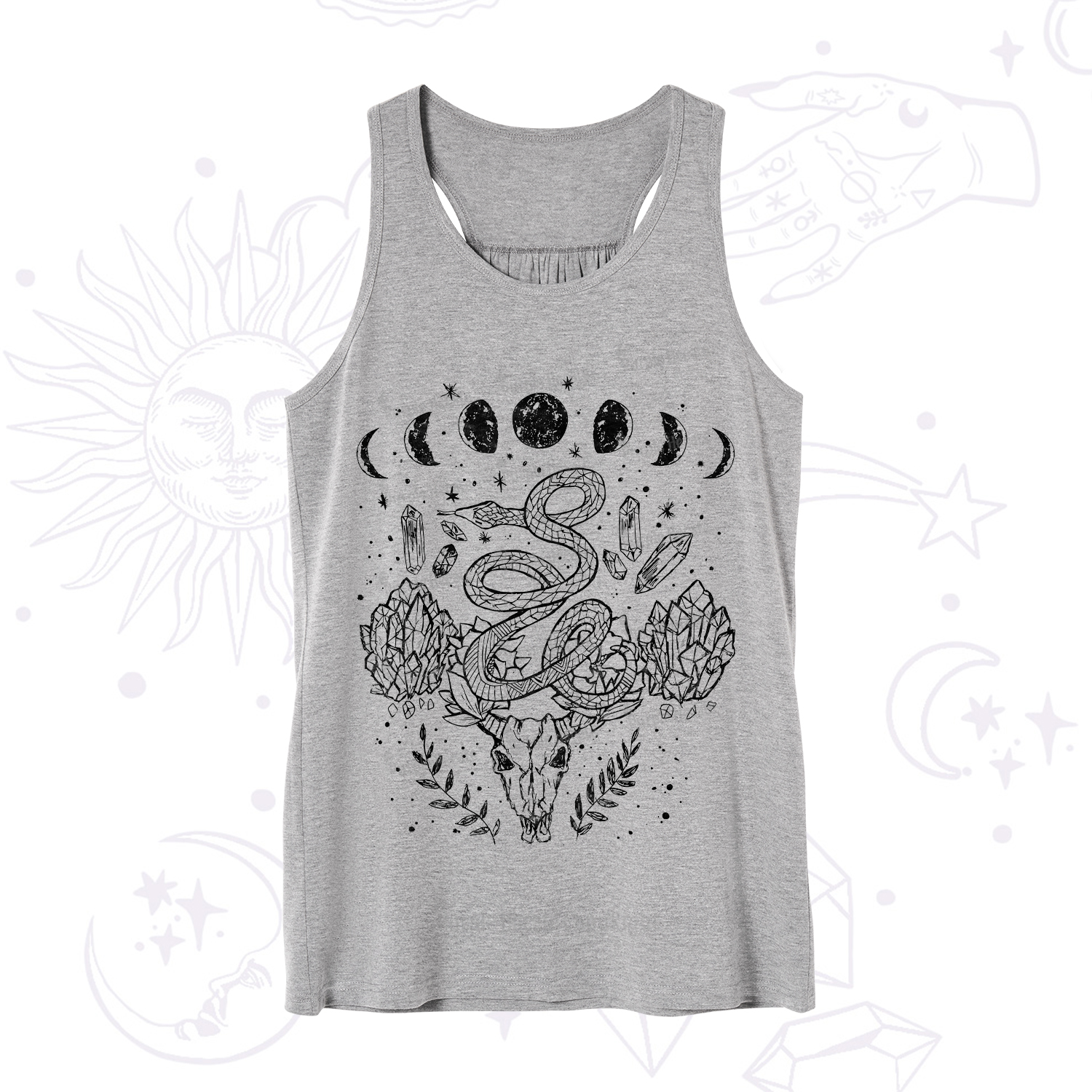 Purplehecate Crystals Witchy Tank