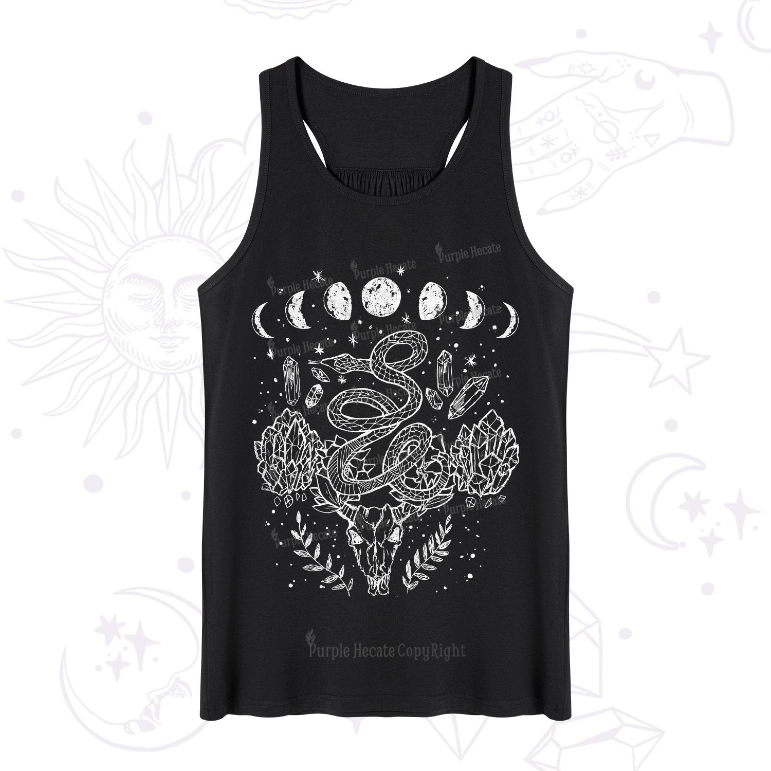 Purplehecate Crystals Witchy Tank