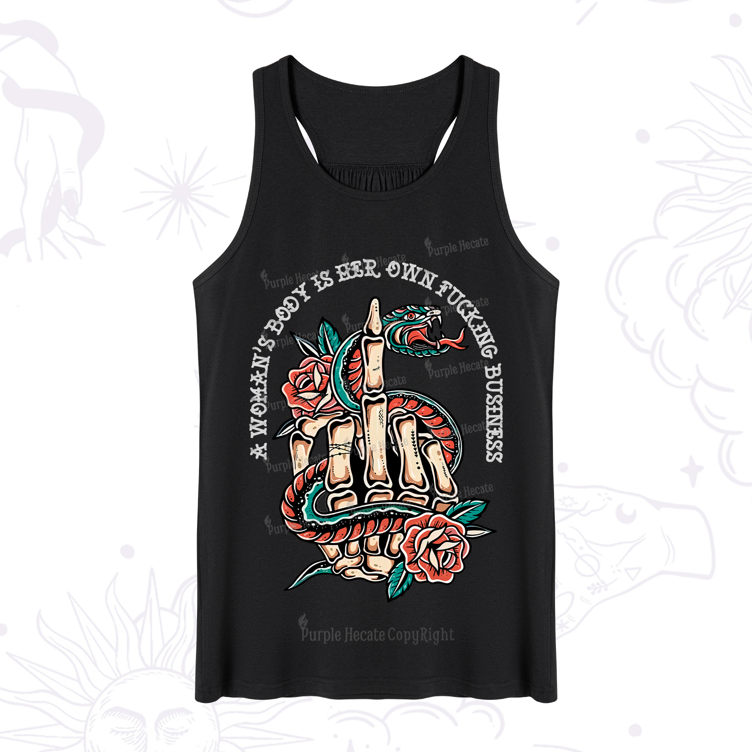 Purplehecate A Women��s Body Is Her Tank