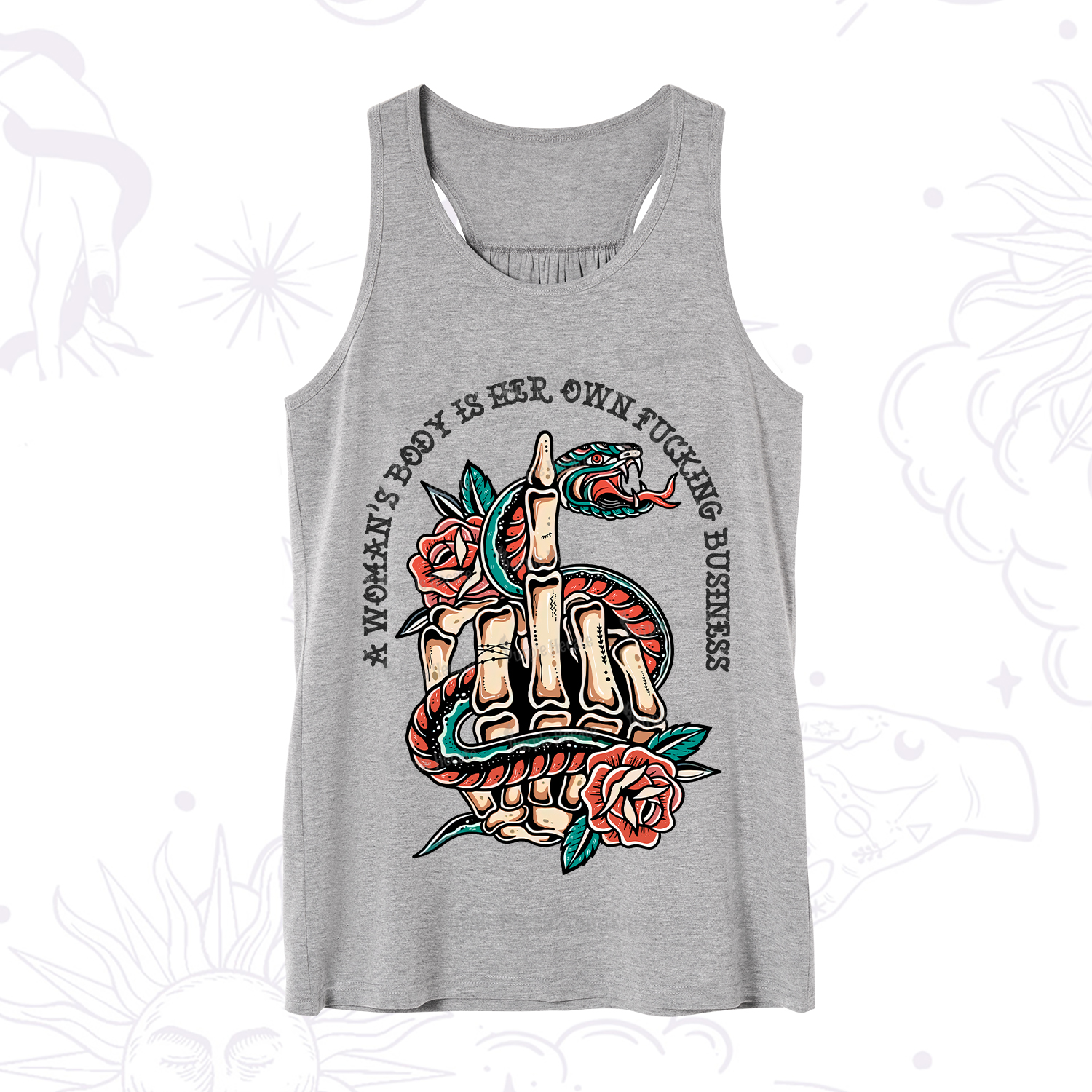 Purplehecate A Women��s Body Is Her Tank