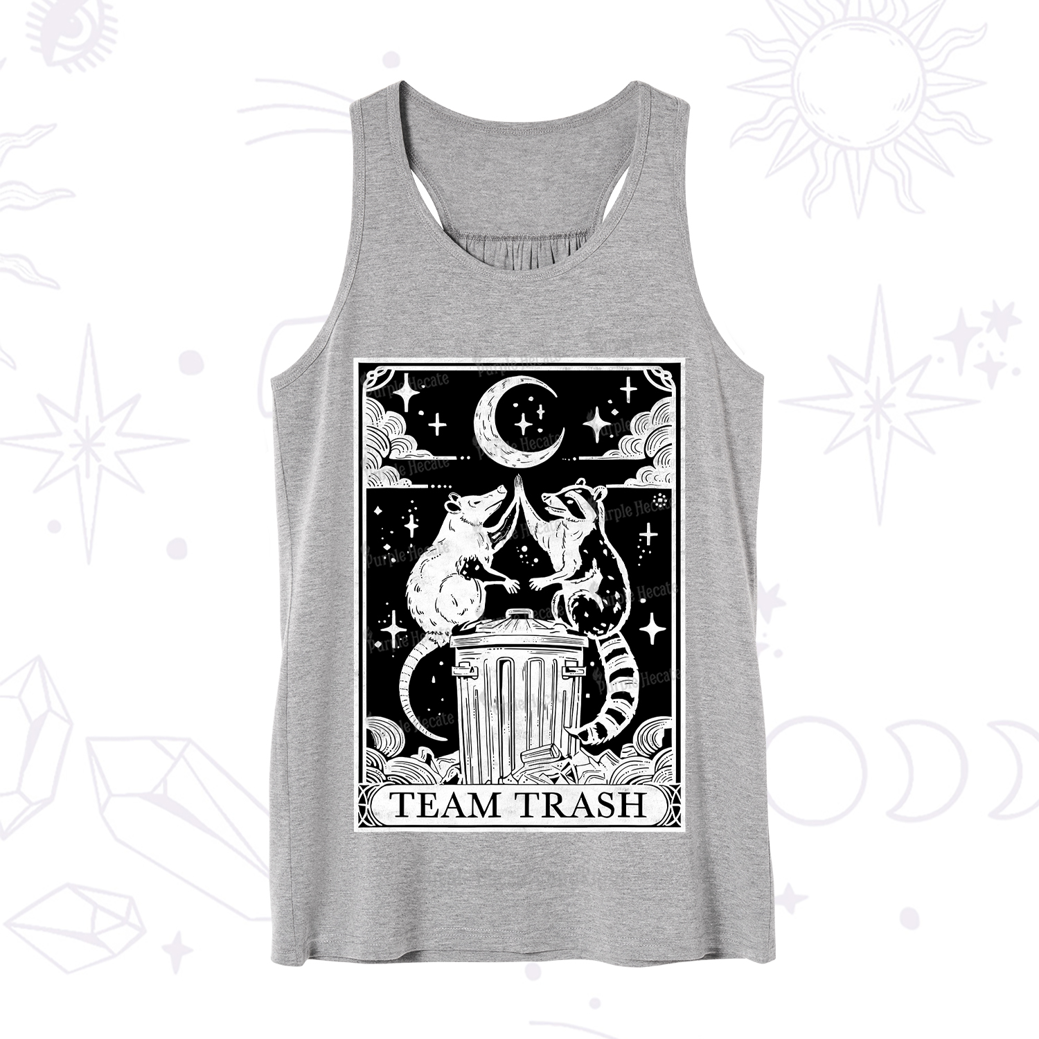 Purplehecate The Team Trash Tarot Tank