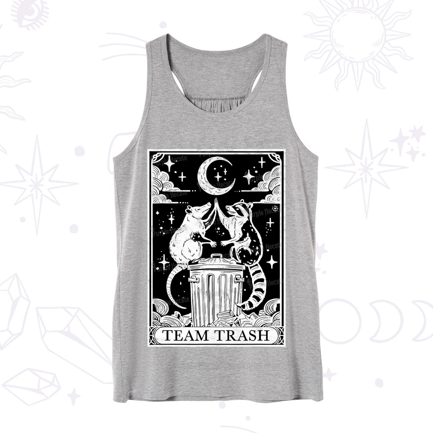 Purplehecate The Team Trash Tarot Tank