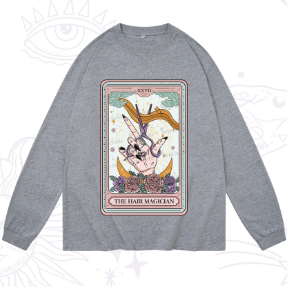 Purplehecate The Hair Magician Tarot Long Sleeve T-Shirt