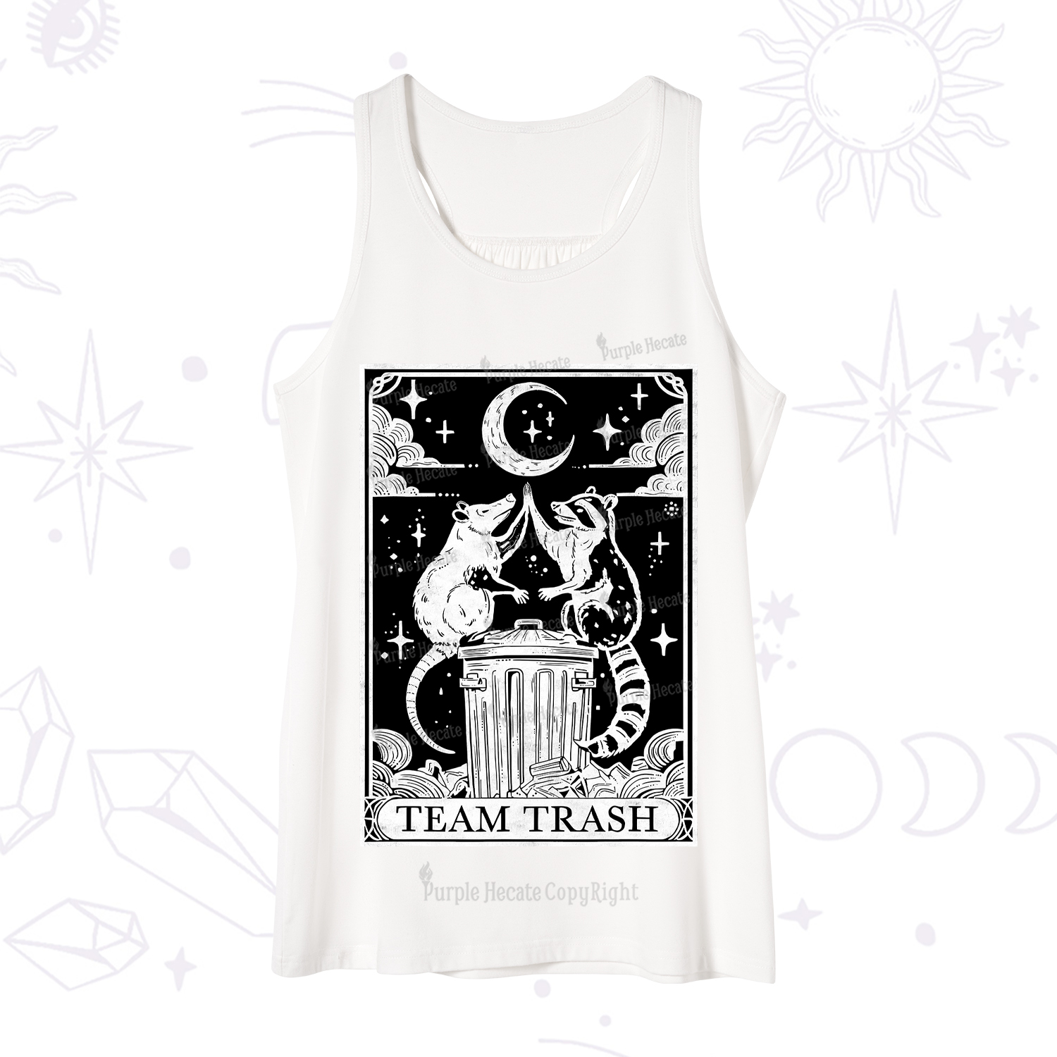 Purplehecate The Team Trash Tarot Tank