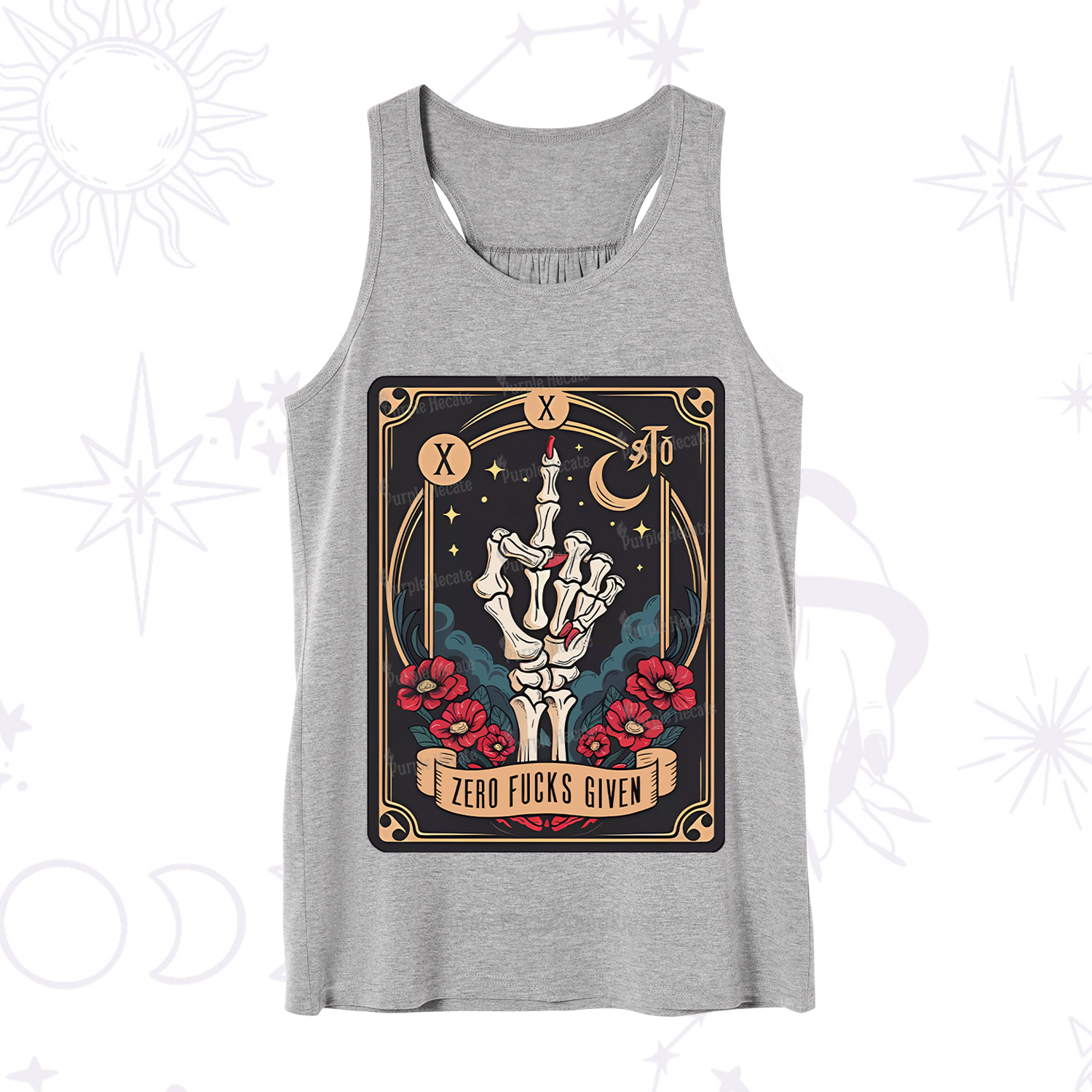 Purplehecate The Zero Fucks Given Tank