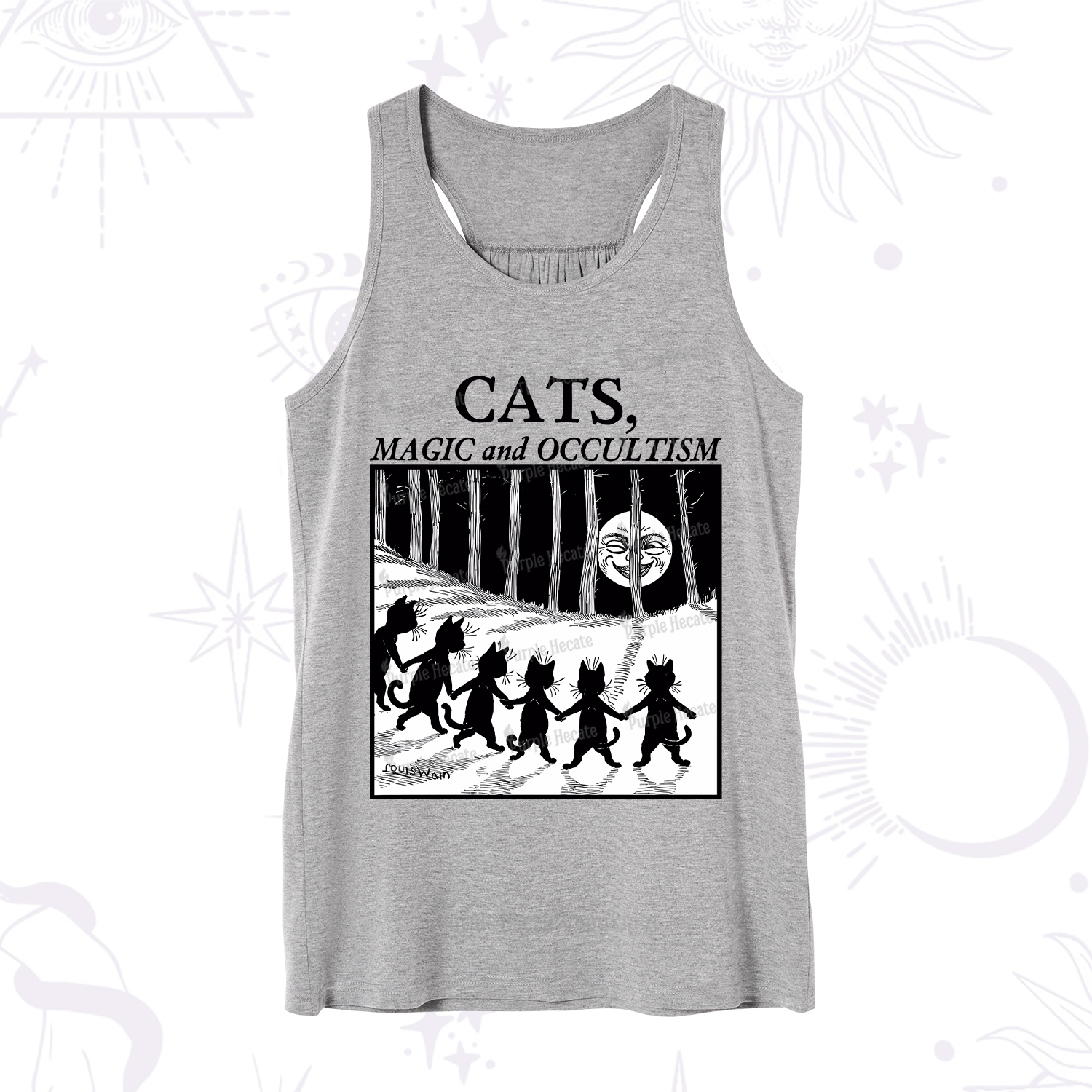 Purplehecate Cats Magic And Occultism Tank