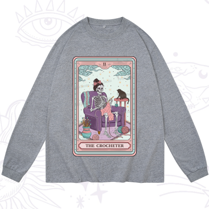 Purplehecate The Crocheter Tarot Long Sleeve T-Shirt