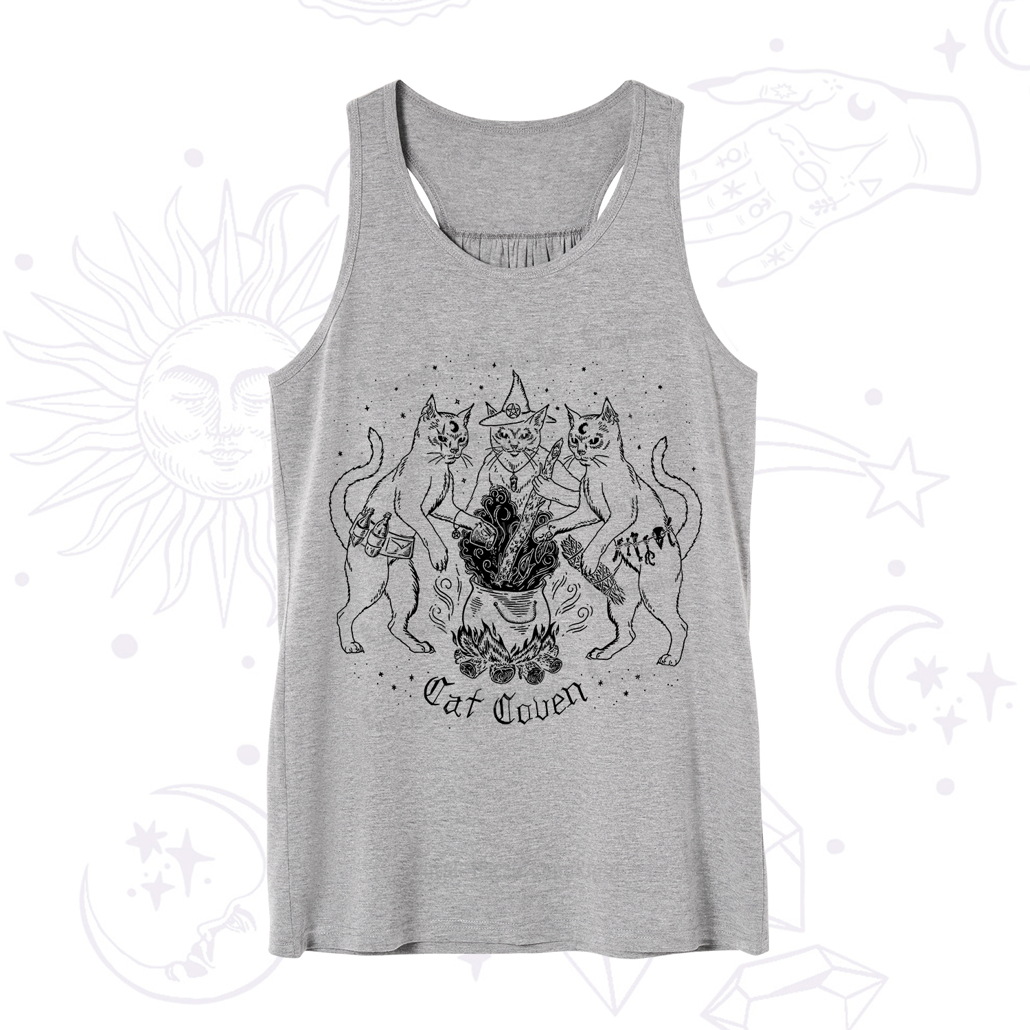 Purplehecate Cat Coven Tank