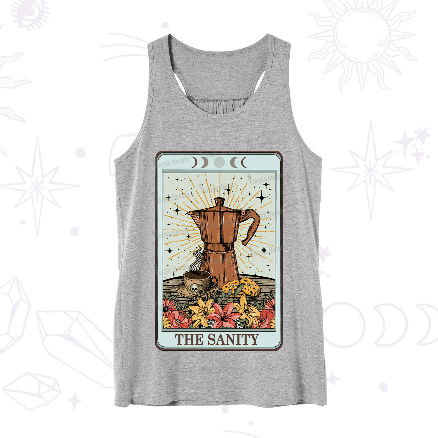 Purplehecate The Sanity Food Tarot Tank