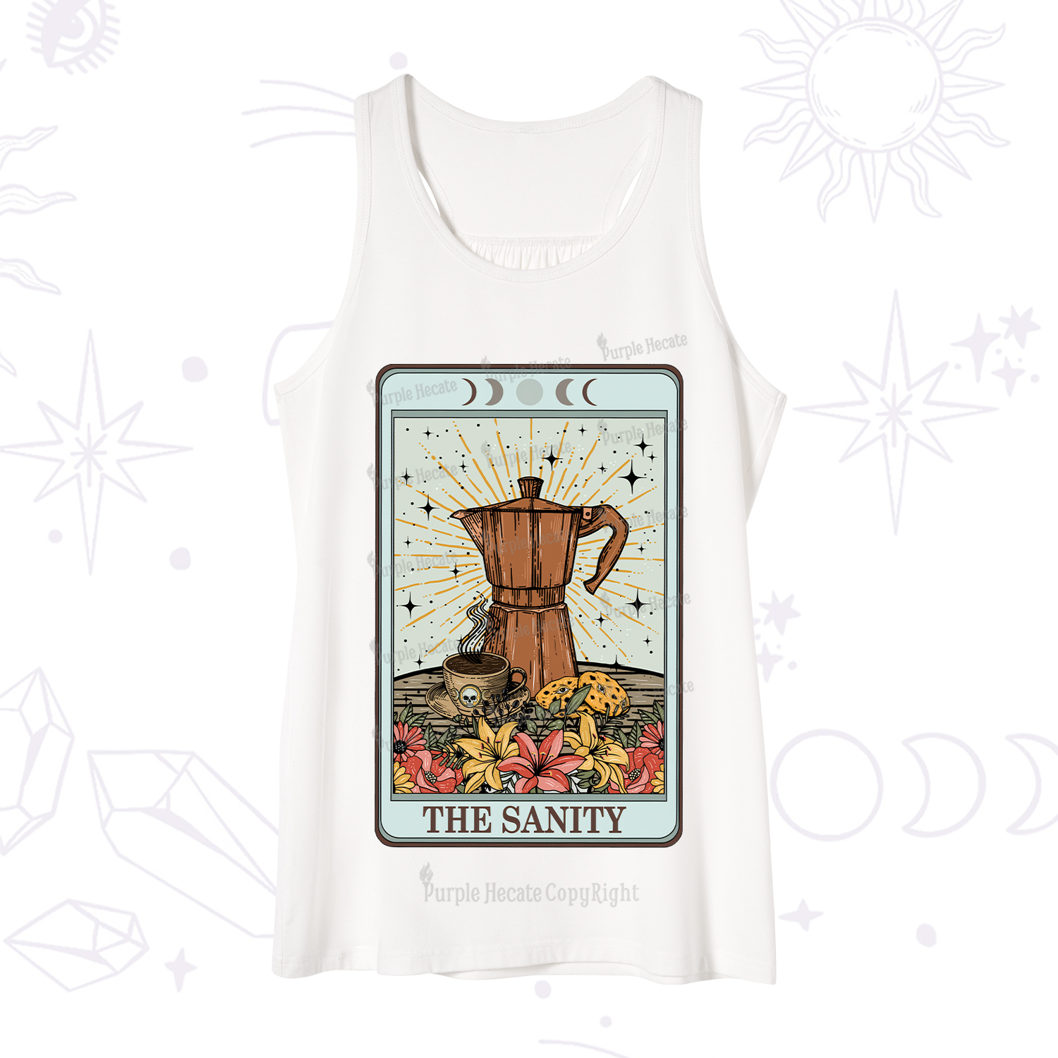 Purplehecate The Sanity Food Tarot Tank