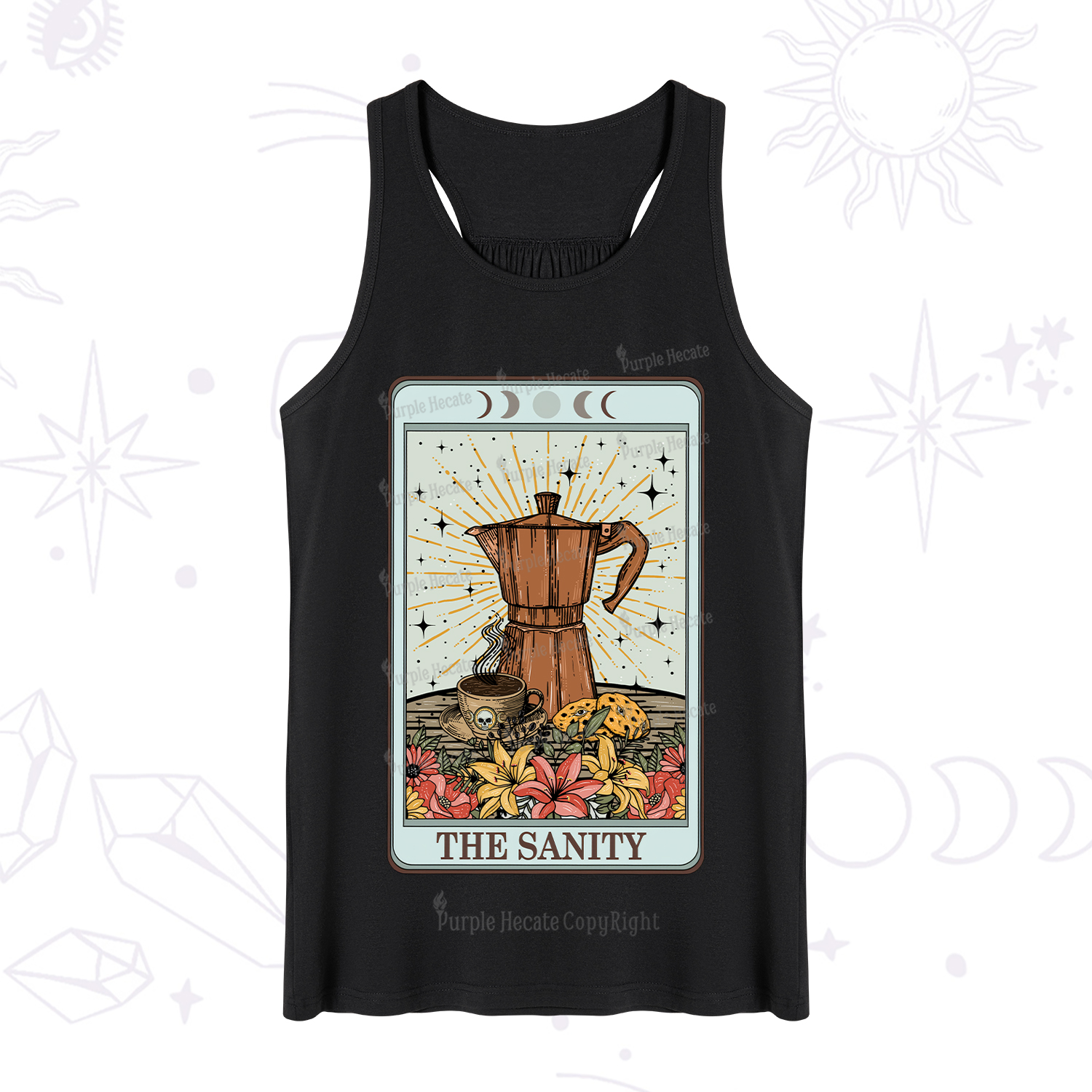 Purplehecate The Sanity Food Tarot Tank