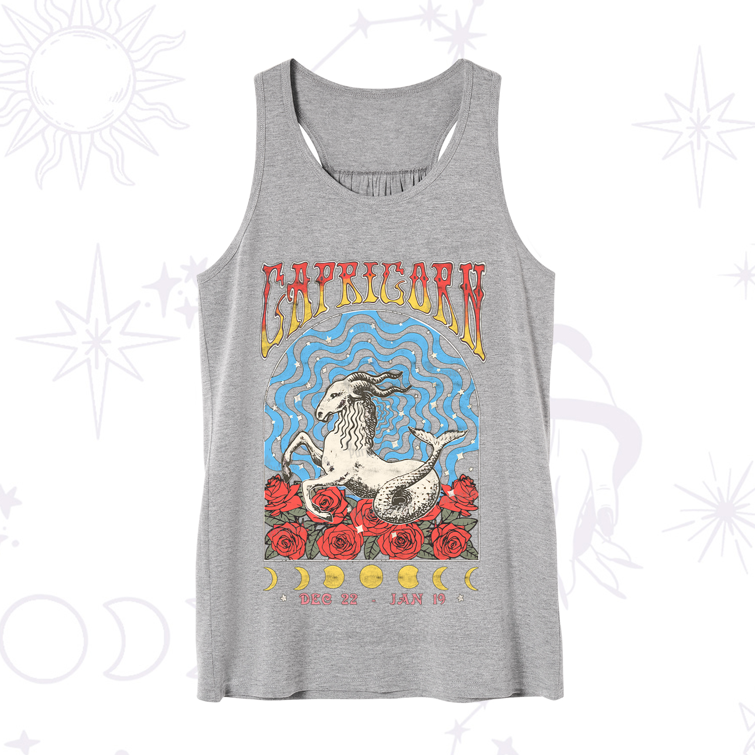 Purplehecate Capricorn Crew Zodiac Tank