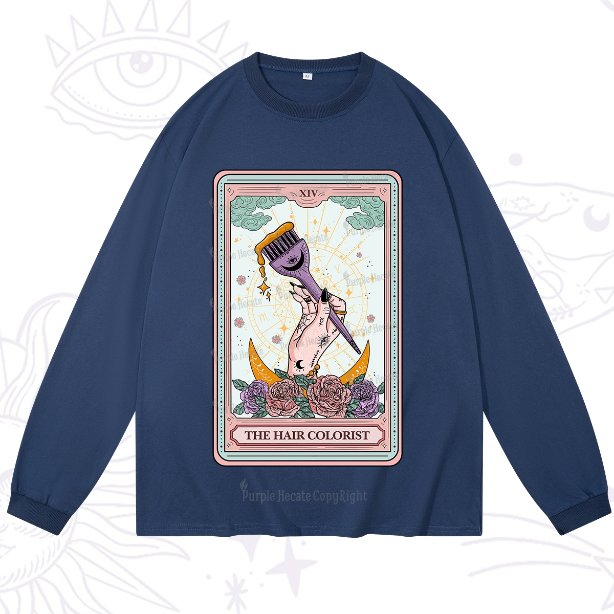 Purplehecate The Hair Colorist Tarot Long Sleeve T-Shirt