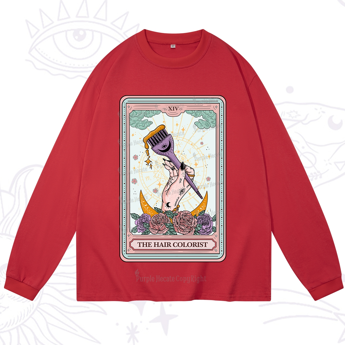 Purplehecate The Hair Colorist Tarot Long Sleeve T-Shirt