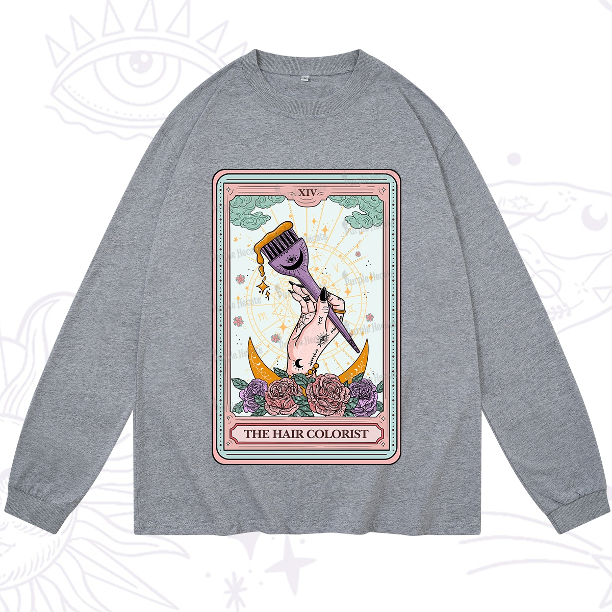 Purplehecate The Hair Colorist Tarot Long Sleeve T-Shirt