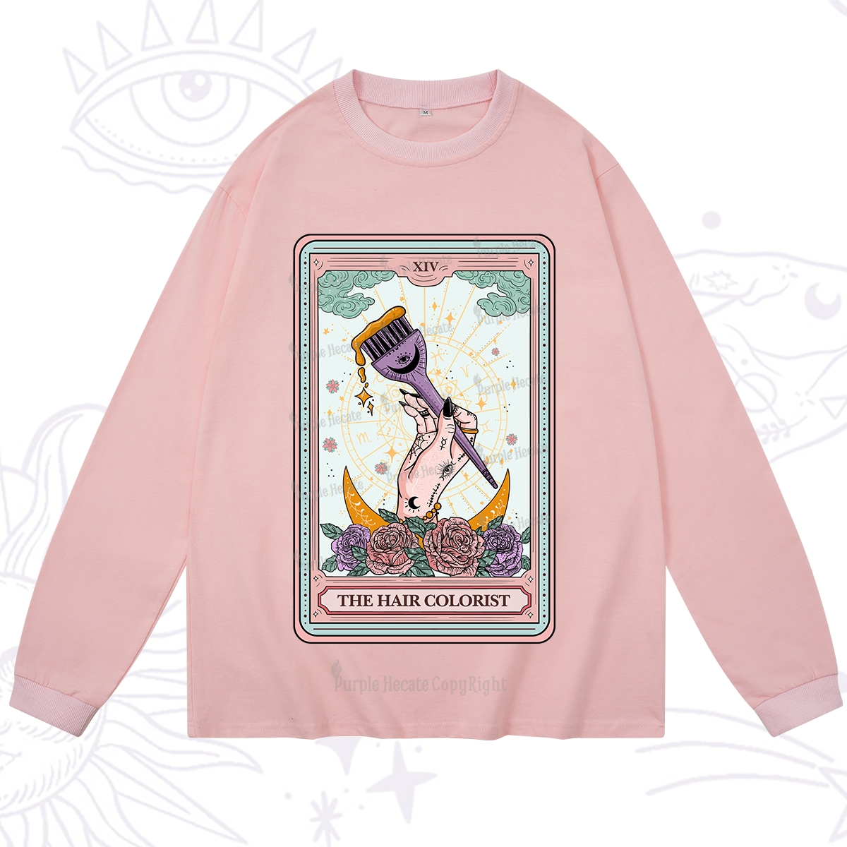 Purplehecate The Hair Colorist Tarot Long Sleeve T-Shirt