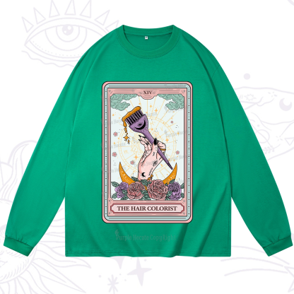Purplehecate The Hair Colorist Tarot Long Sleeve T-Shirt