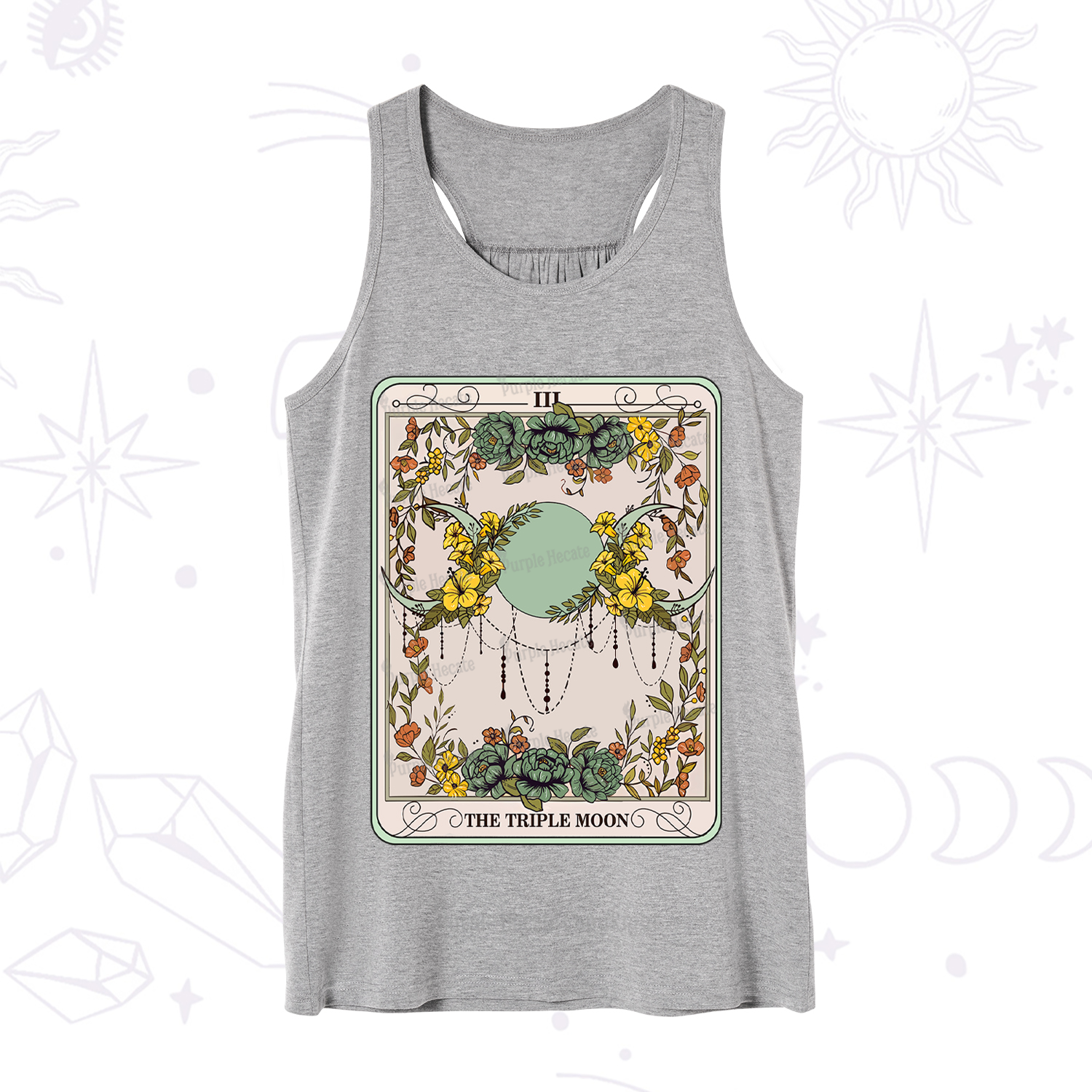 Purplehecate The Triple Moon Tarot Tank