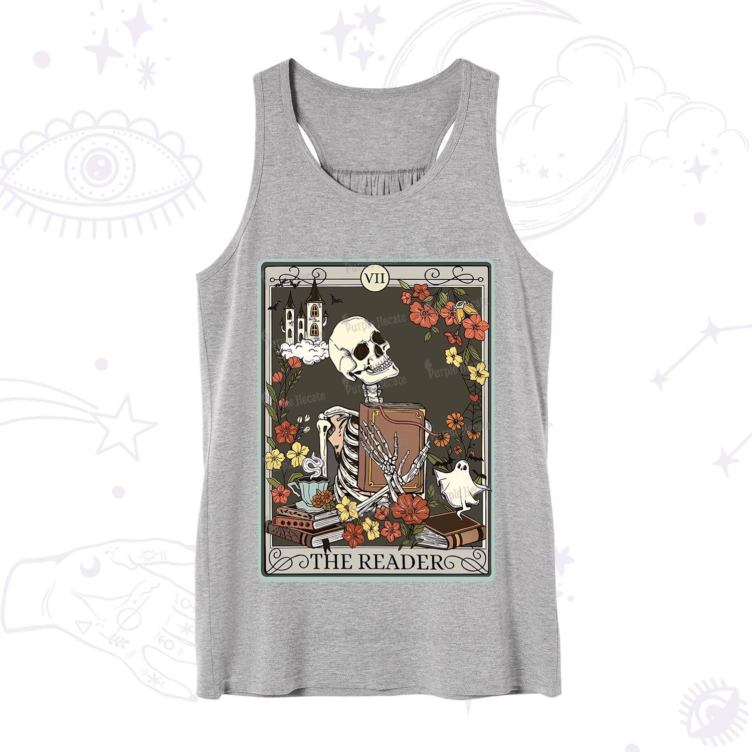 Purplehecate The Reader Tarot Card Tank