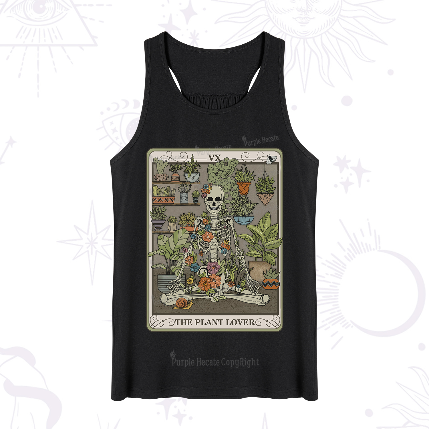 Purplehecate The Plant Lover Tarot Tank