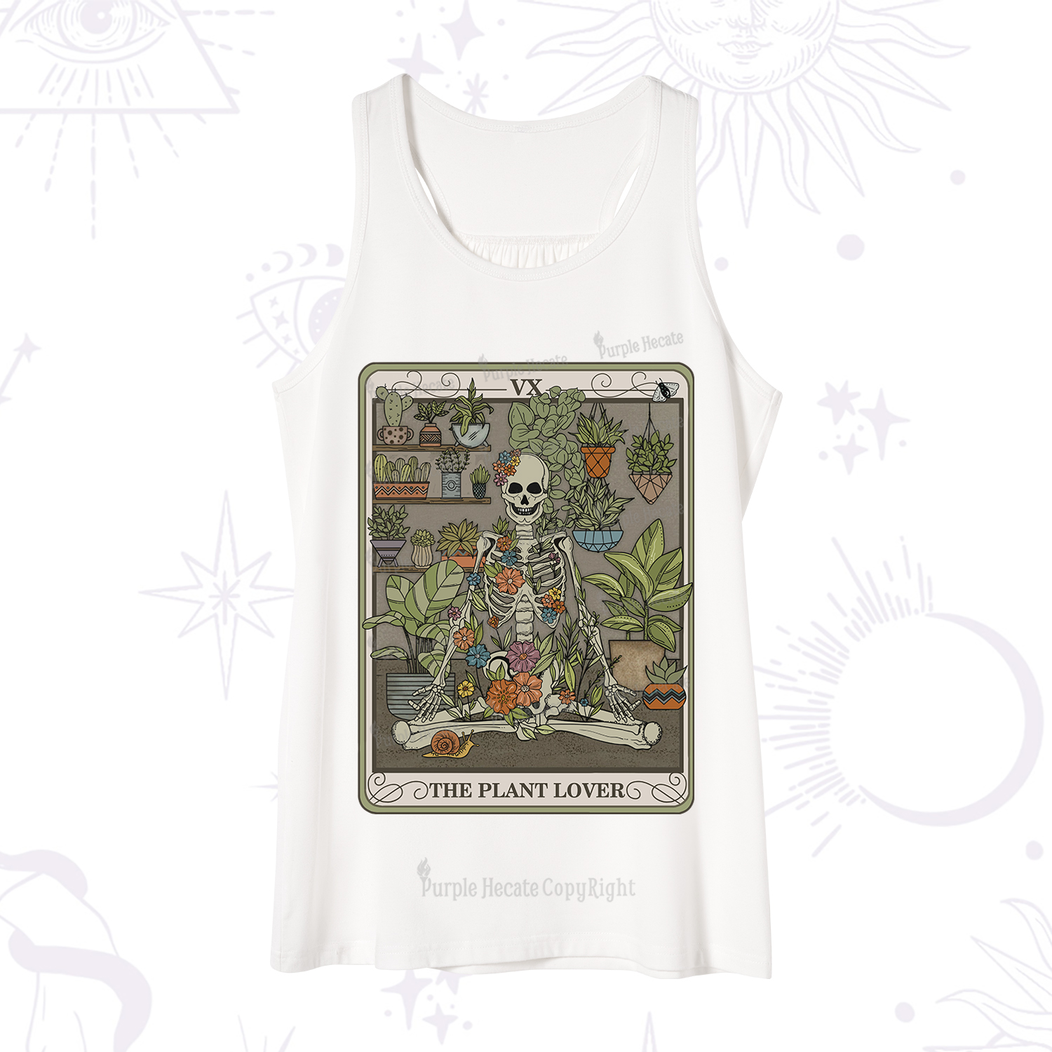 Purplehecate The Plant Lover Tarot Tank