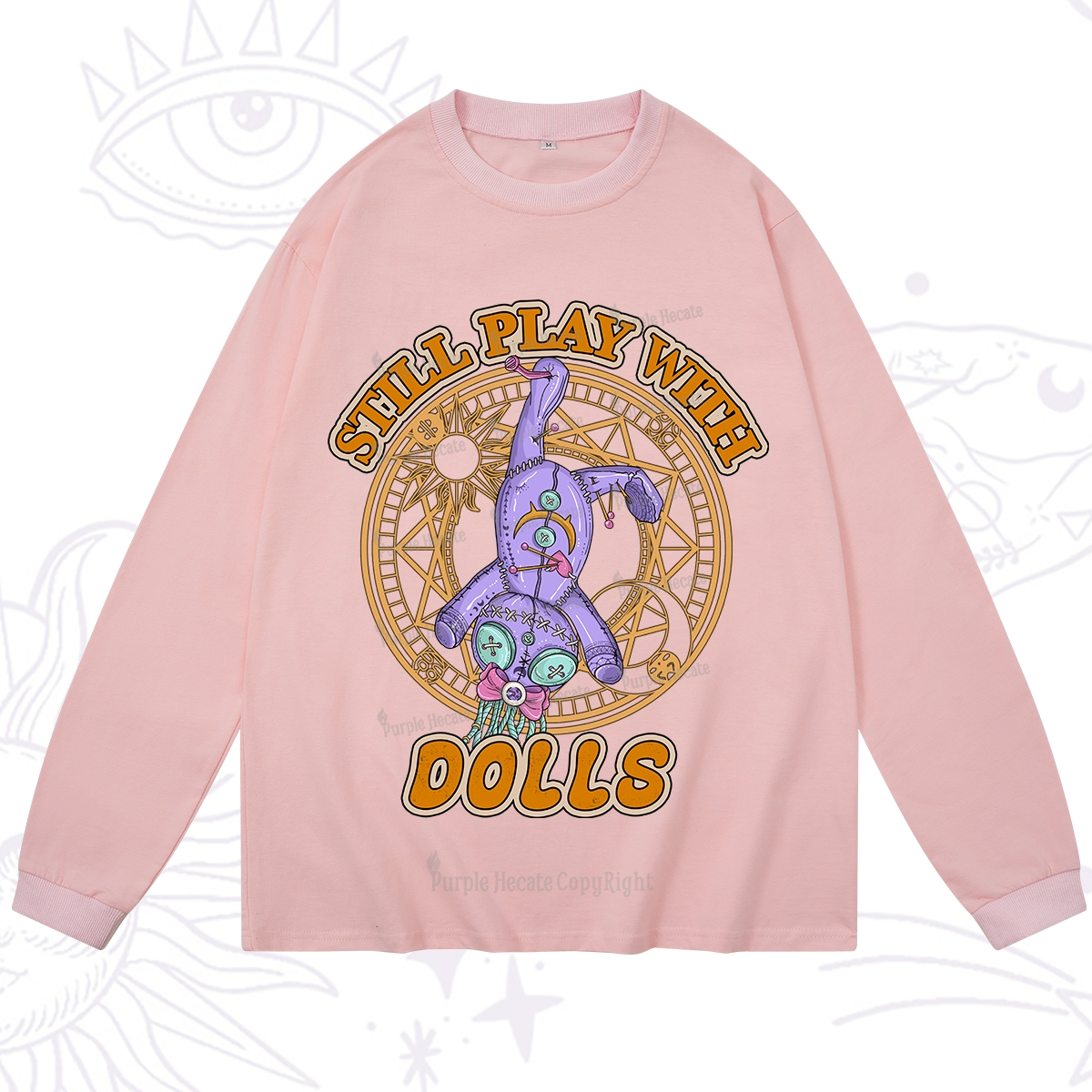 Purplehecate Still Plays With Dolls Long Sleeve T-Shirt