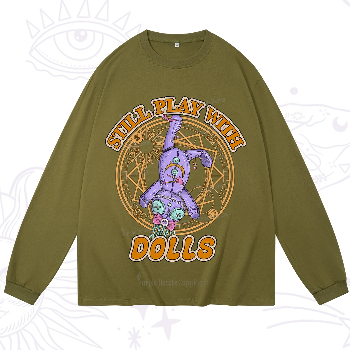 Purplehecate Still Plays With Dolls Long Sleeve T-Shirt