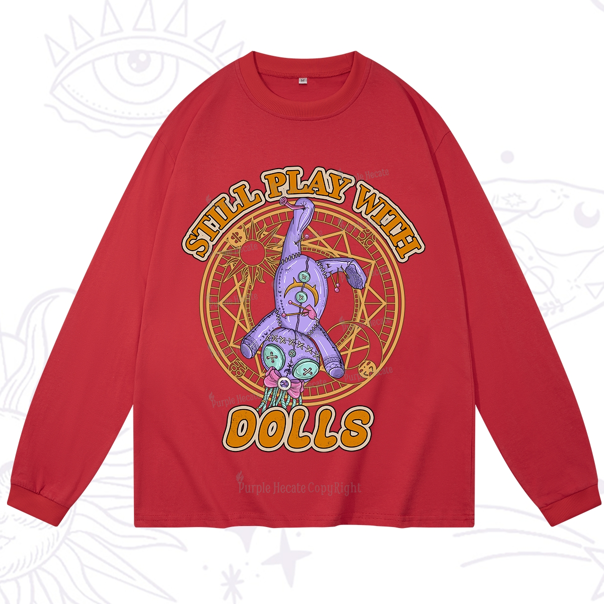 Purplehecate Still Plays With Dolls Long Sleeve T-Shirt