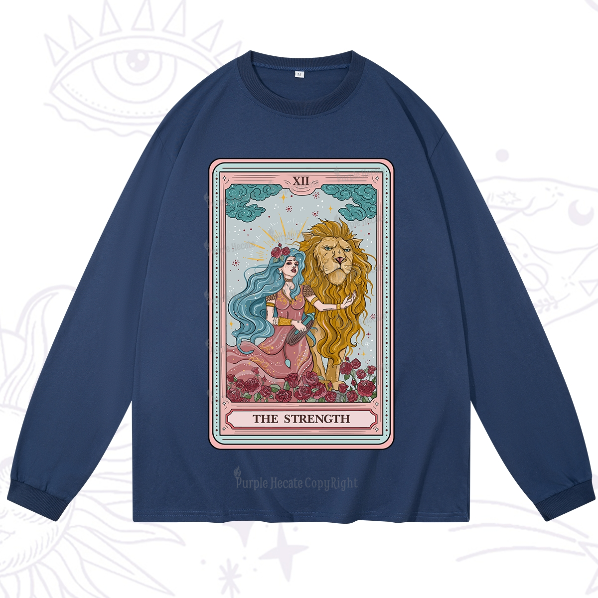 Purplehecate The Strength Tarot Long Sleeve T-Shirt