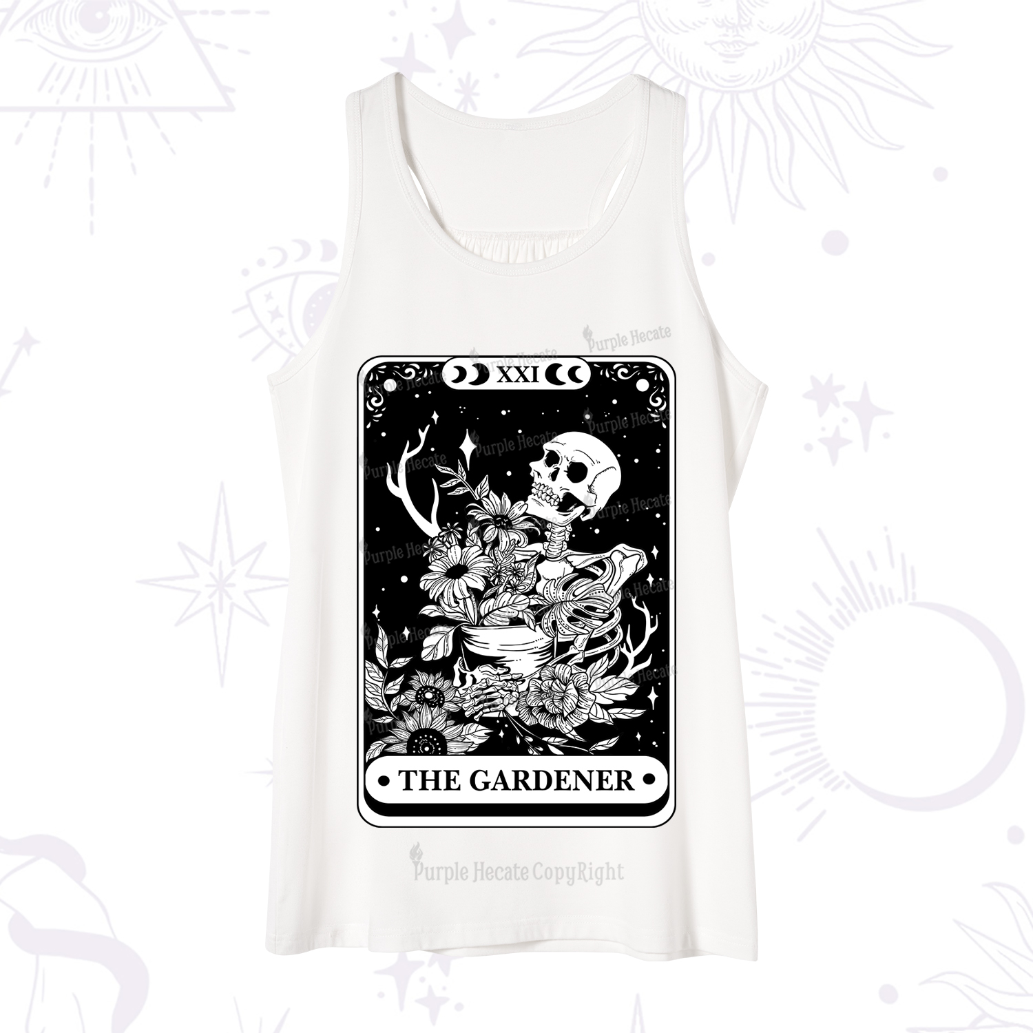 Purplehecate The Gardener Tarot Card Tank