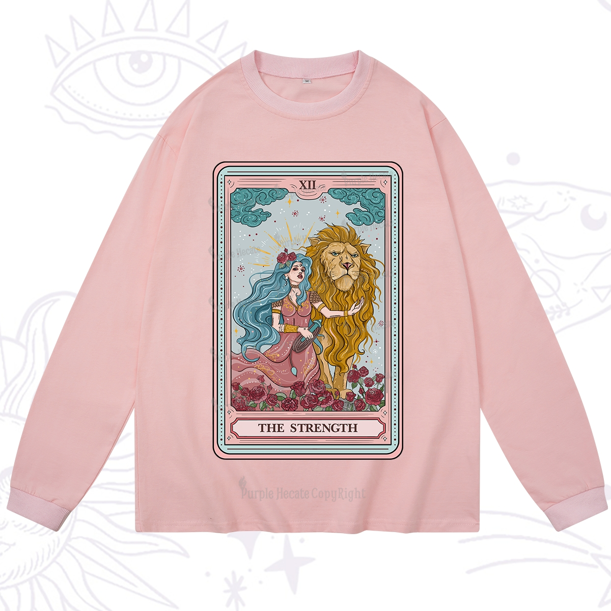 Purplehecate The Strength Tarot Long Sleeve T-Shirt