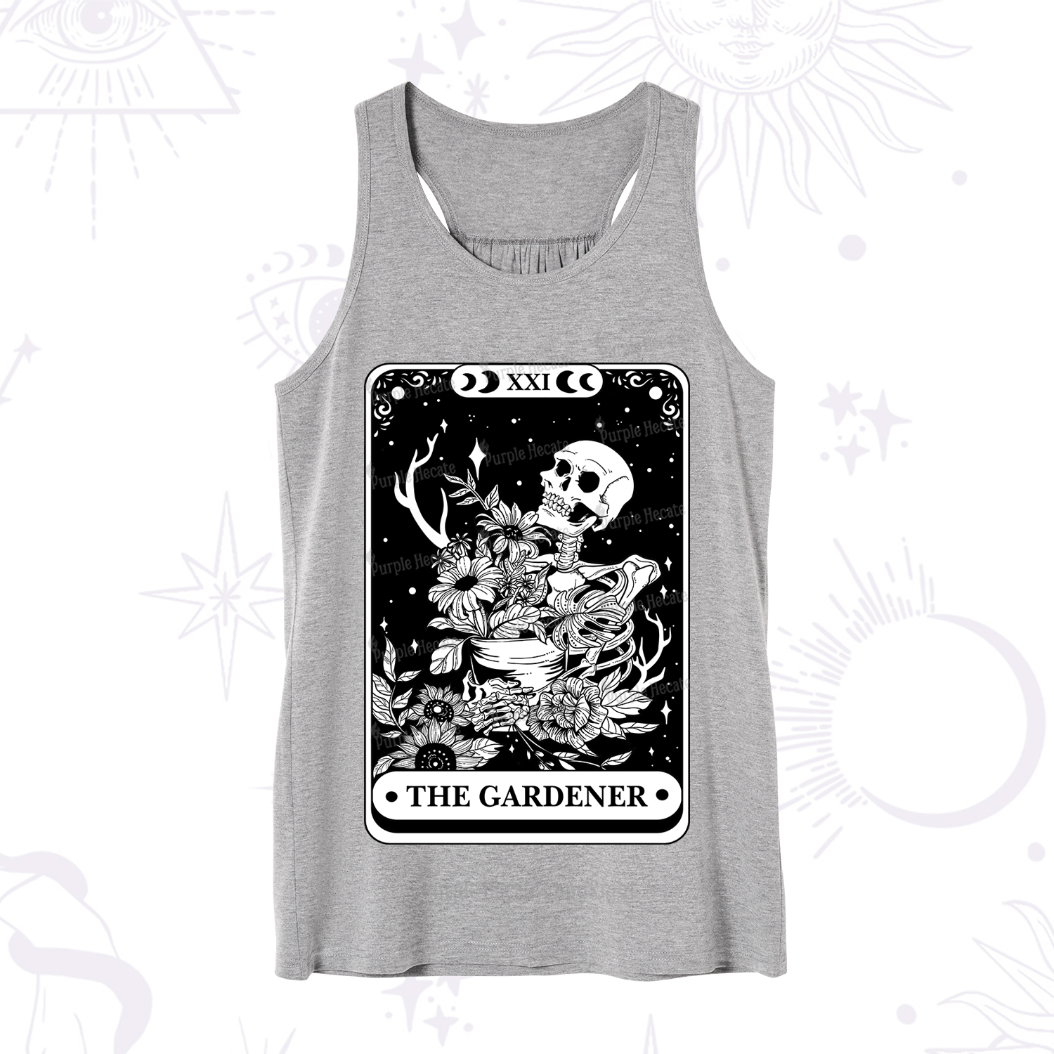 Purplehecate The Gardener Tarot Card Tank