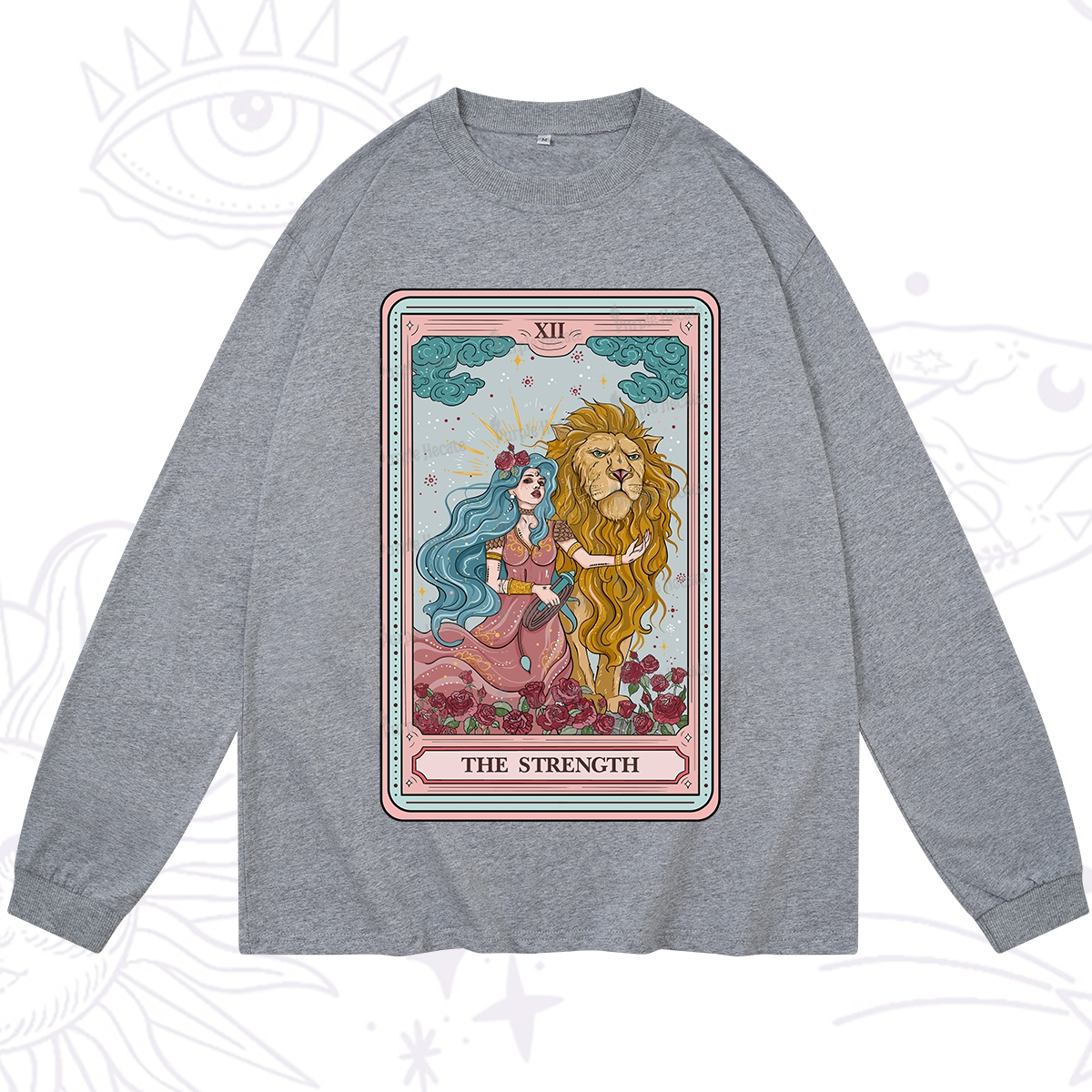 Purplehecate The Strength Tarot Long Sleeve T-Shirt
