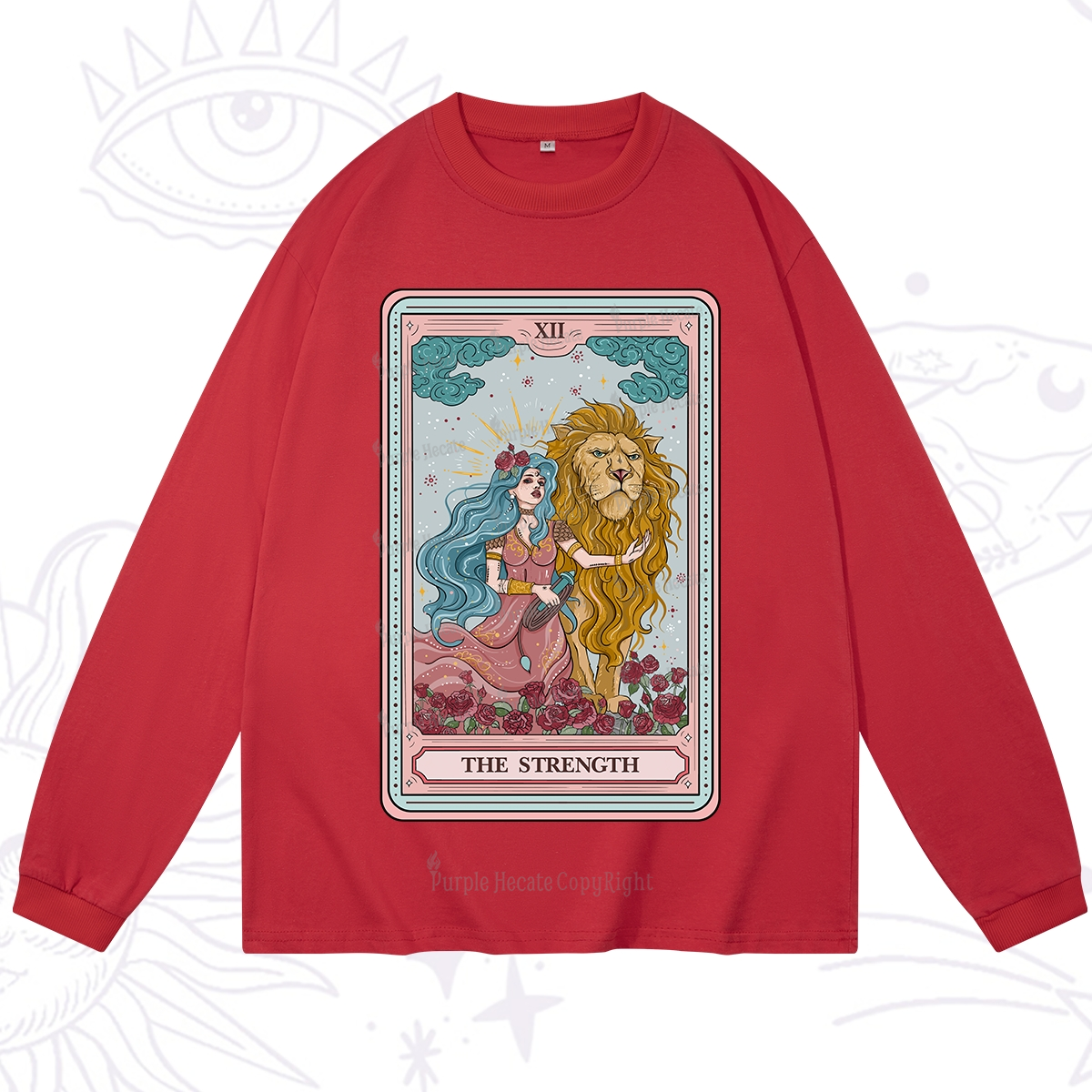 Purplehecate The Strength Tarot Long Sleeve T-Shirt