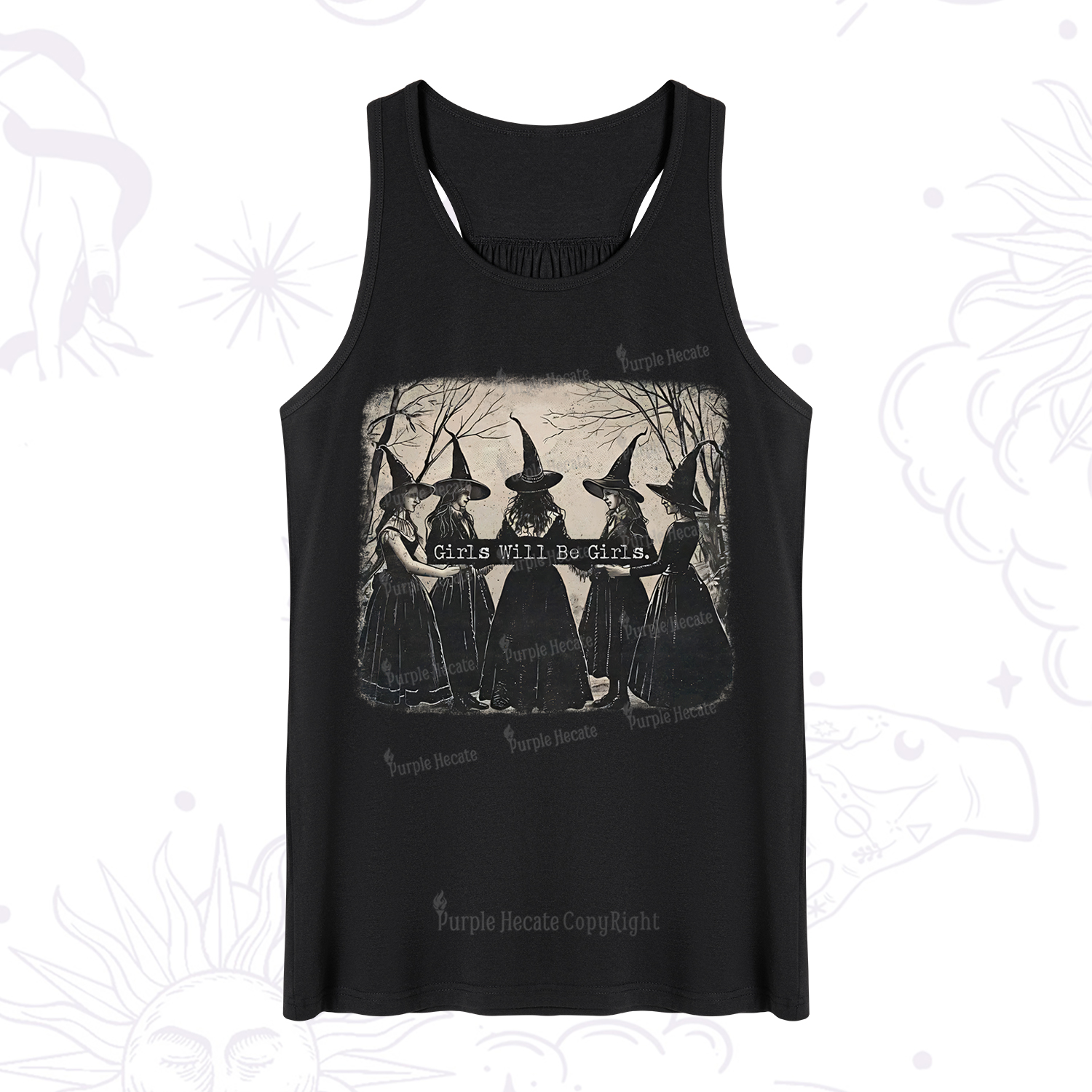 Purplehecate Girls Will Be Girls Witch Tank