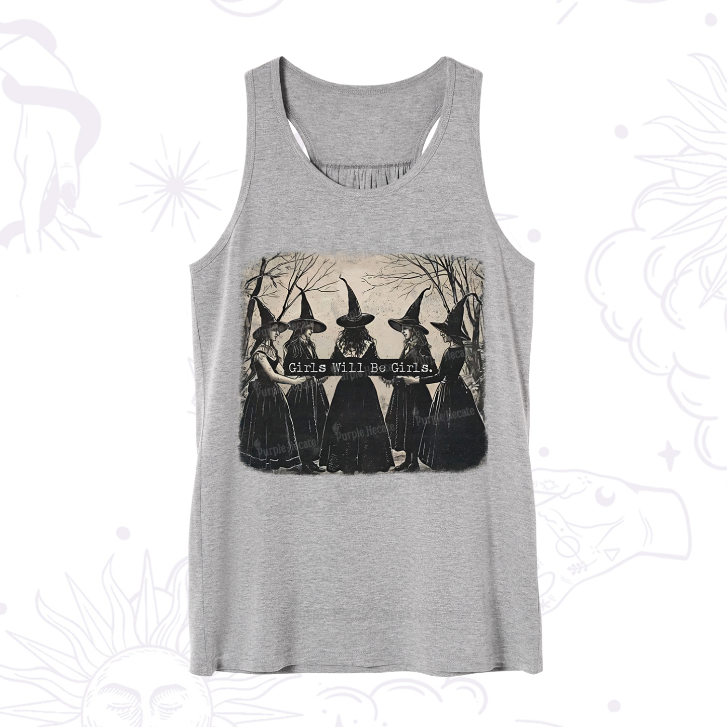 Purplehecate Girls Will Be Girls Witch Tank