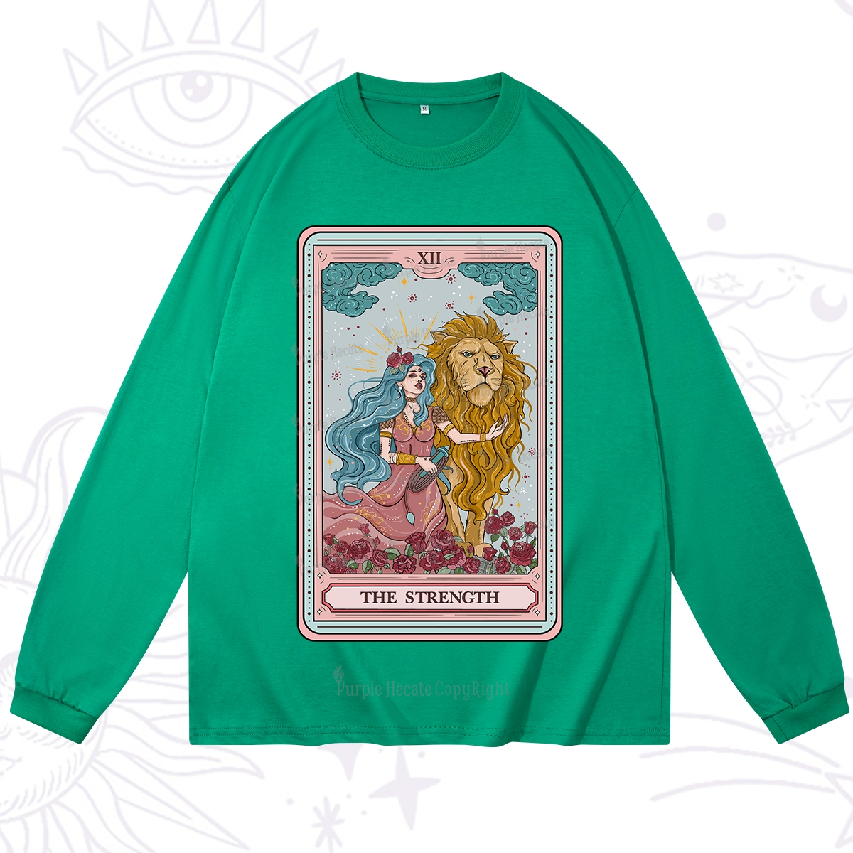 Purplehecate The Strength Tarot Long Sleeve T-Shirt