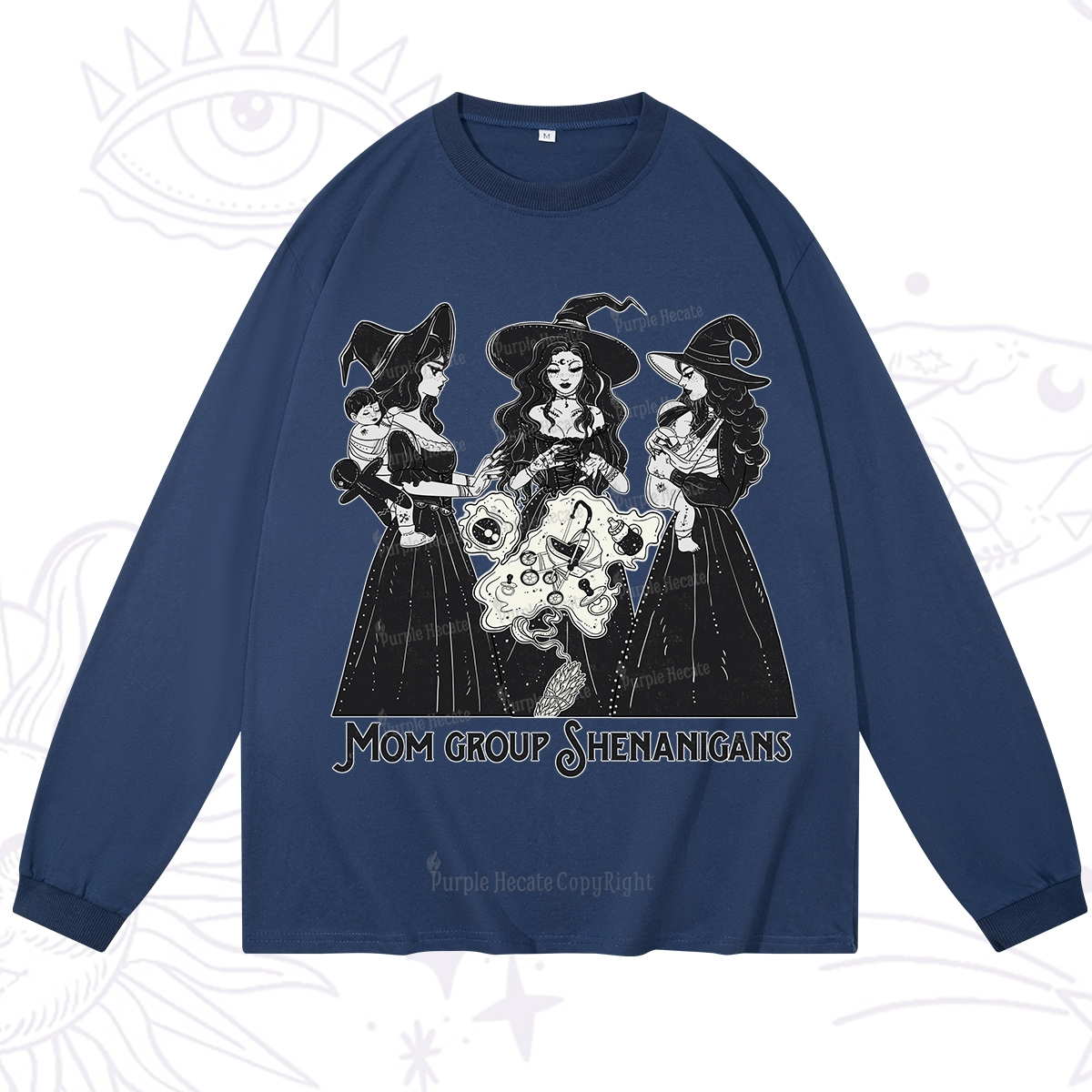 Purplehecate Mom Group Shenanigans Long Sleeve T-Shirt