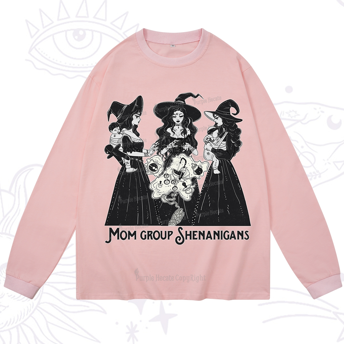 Purplehecate Mom Group Shenanigans Long Sleeve T-Shirt