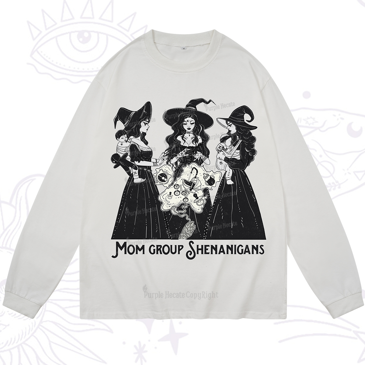 Purplehecate Mom Group Shenanigans Long Sleeve T-Shirt
