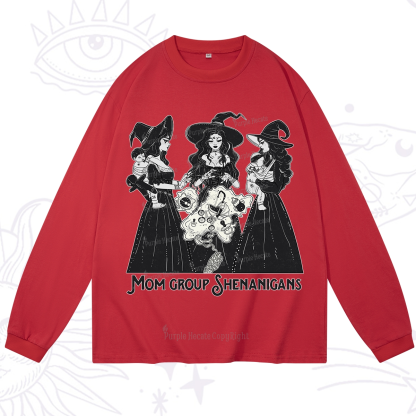 Purplehecate Mom Group Shenanigans Long Sleeve T-Shirt