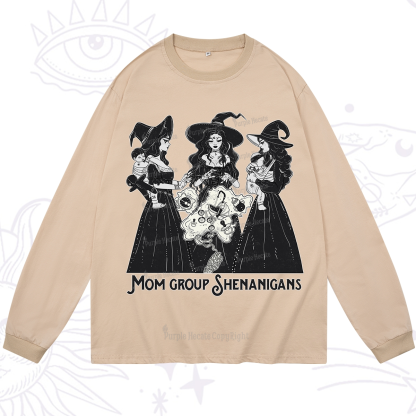 Purplehecate Mom Group Shenanigans Long Sleeve T-Shirt
